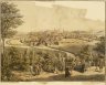 MJG AH 3520.jpg - <em>Jelenia Góra ze Wzgórza Krzywoustego, E. Sachse wg Meyera, przed 1832, litografia kolorowana, MJG AH 3520</p> <p></em>